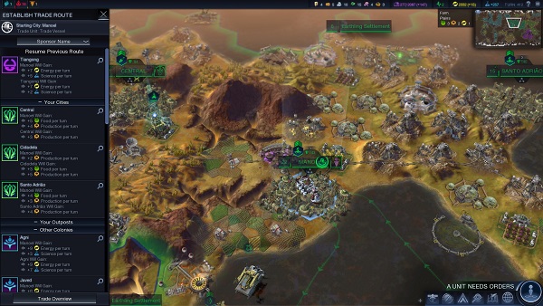 Civilization: Beyond Earth | The New Trade Screen Menu