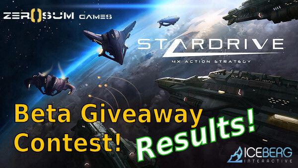 StarDrive Beta Contest Results