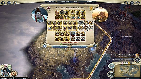 Age of Wonders 3 Review - Looks like I have a slim chance to win here...