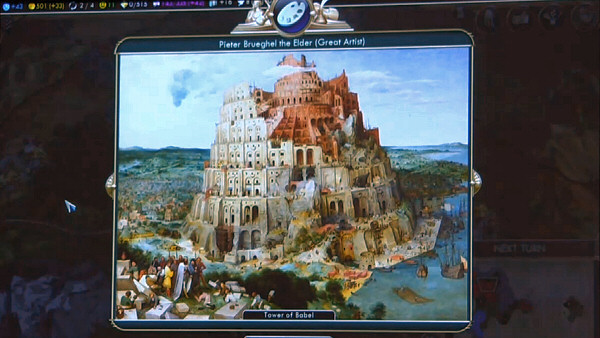 PAX East 2013 | Civ5: Brave New World - Tower of Babel Great Work by Great Artist