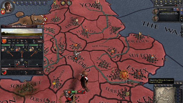 Crusader Kings 2 - The battle system is very detailed