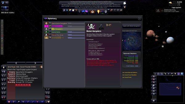 Distant Worlds: Universe | Diplomacy. Not so readable as it could be.