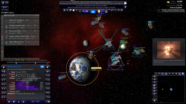 Distant Worlds: Universe - Space battles in (pausable) real-time