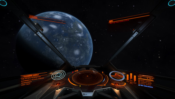 Elite Dangerous | Approaching a planet