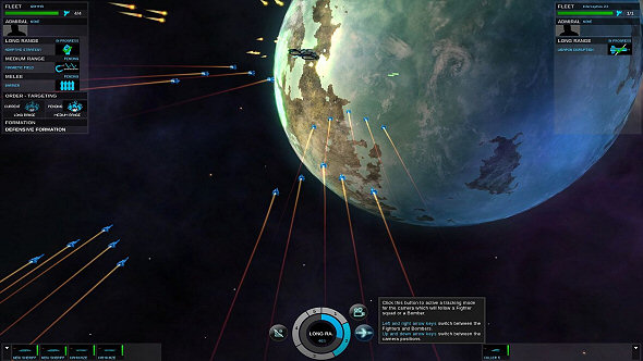 Endless Space: Disharmony and Re-Review - Fighters look nice in formation
