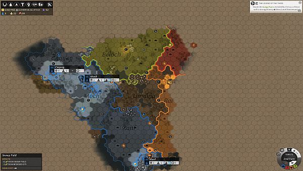 Endless Legend Early Access - World Map with Regions