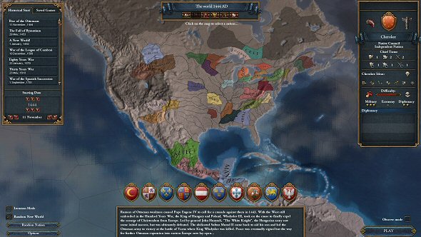 North America with natives!