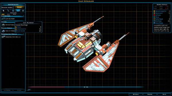 Galactic Civilizations 3 | Ship designer