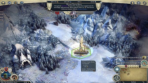 Age of Wonders 3 Golden Realms Review | Now I just need to get a city built next to this tower.