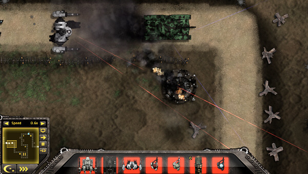 Gratuitous Tank Battles: Tank in the battlefield.