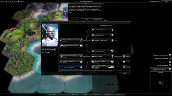 Pandora: First Contact - Randomly generated research tree