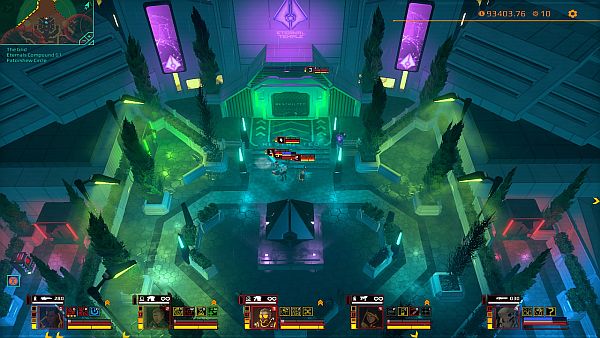 Satellite Reign Review | The Cult of the Eternals prefers a more subdued purple hue and actual trees