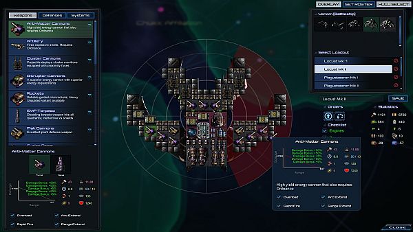 StarDrive 2 | A turret benefiting from multiple bonuses and with all the fix'ins