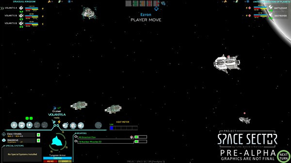 Project Space Sector | Current ship combat view (Pre-Alpha)