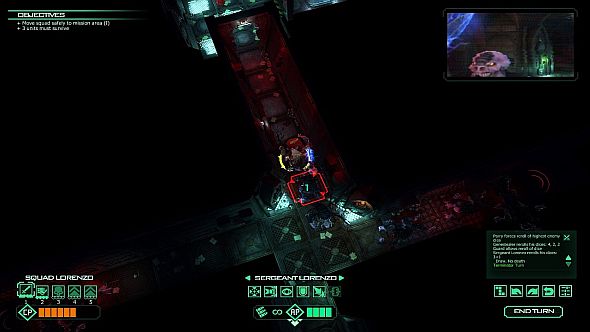 Space Hulk: Check the top right for the FPS look at a Genestealer