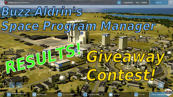 Buzz Aldrin's Space Program Manager | Giveaway contest results