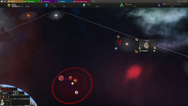 Star Ruler 2 (Alpha) | Star systems view