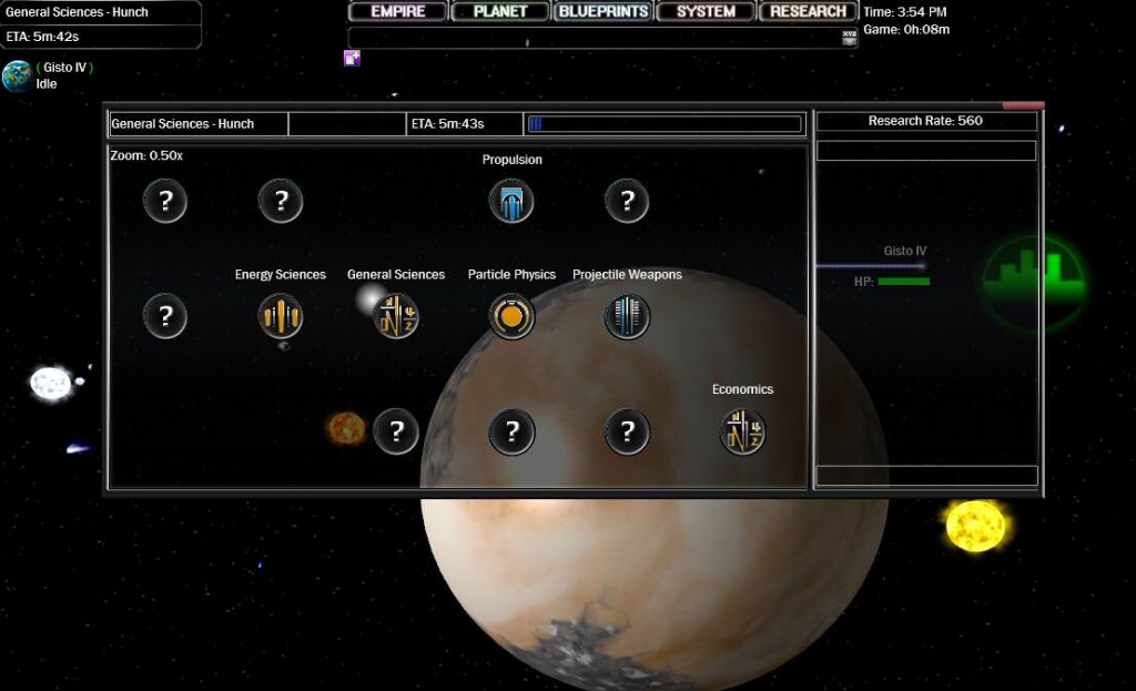 Star Ruler: Research and Tech Tree