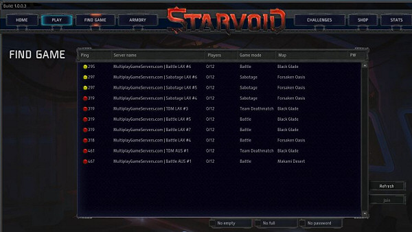 Starvoid | Lobby