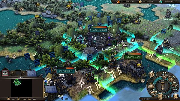 Worlds of Magic Review | Either they are having a party, or the AI has a strange understanding of how to defend its holdings.