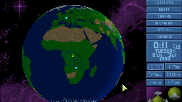 X-COM: UFO Defense (aka UFO: Enemy Unknown) | Geoscape