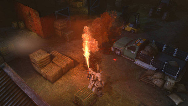 XCOM: Enemy Within | Mech class flame thrower 