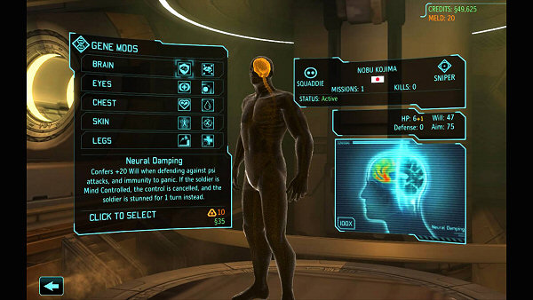 XCOM: Enemy Within | Gene modifications